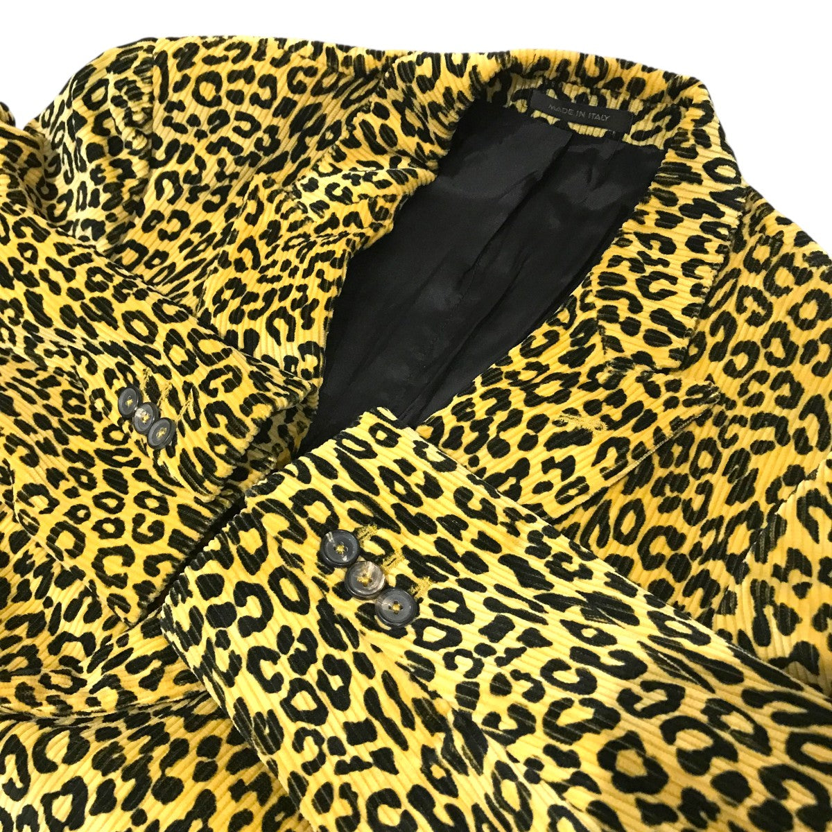 Noah(ノア) レオパードダブルジャケット イエロー サイズ 38R｜【公式