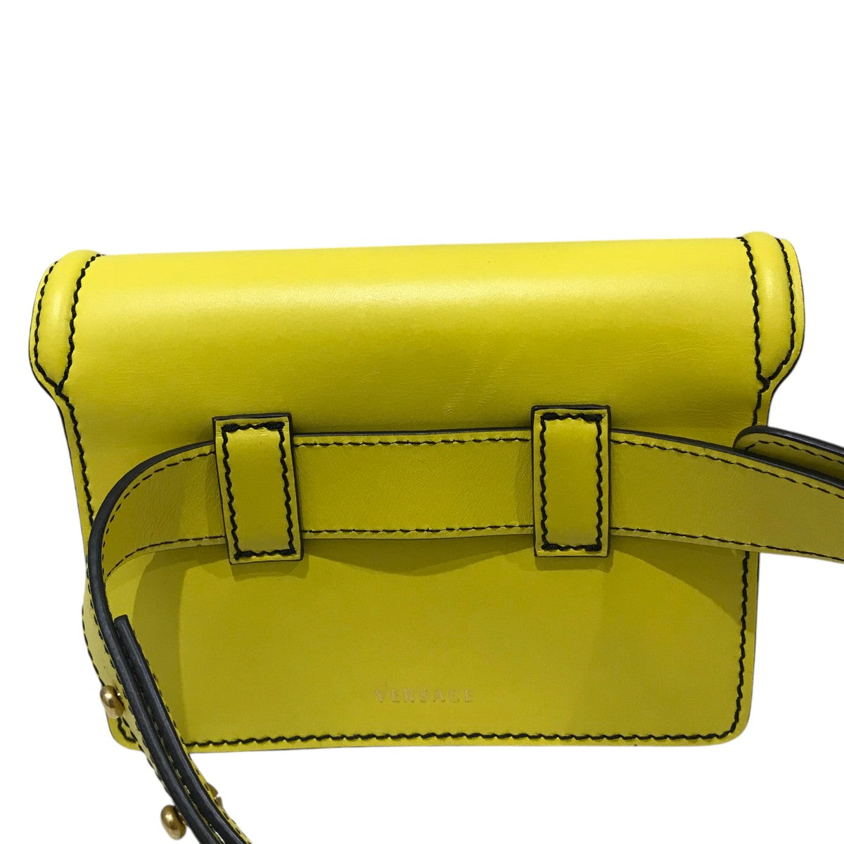 VERSACE(ヴェルサーチ) メデューサレザーバッグ イエロー｜【公式  