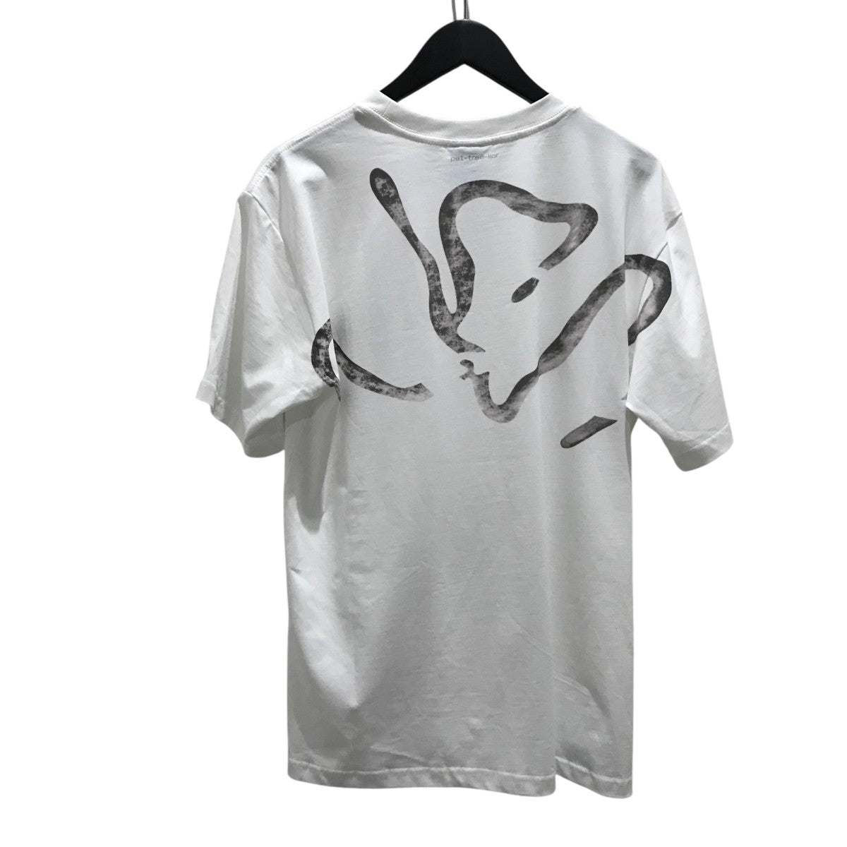 【関税込み】pet-tree-kor ホワイト Texting On Pasta Tシャツ pet-tree-kor(ペットツリーコア) 【Texts On My Toast T-Shirt