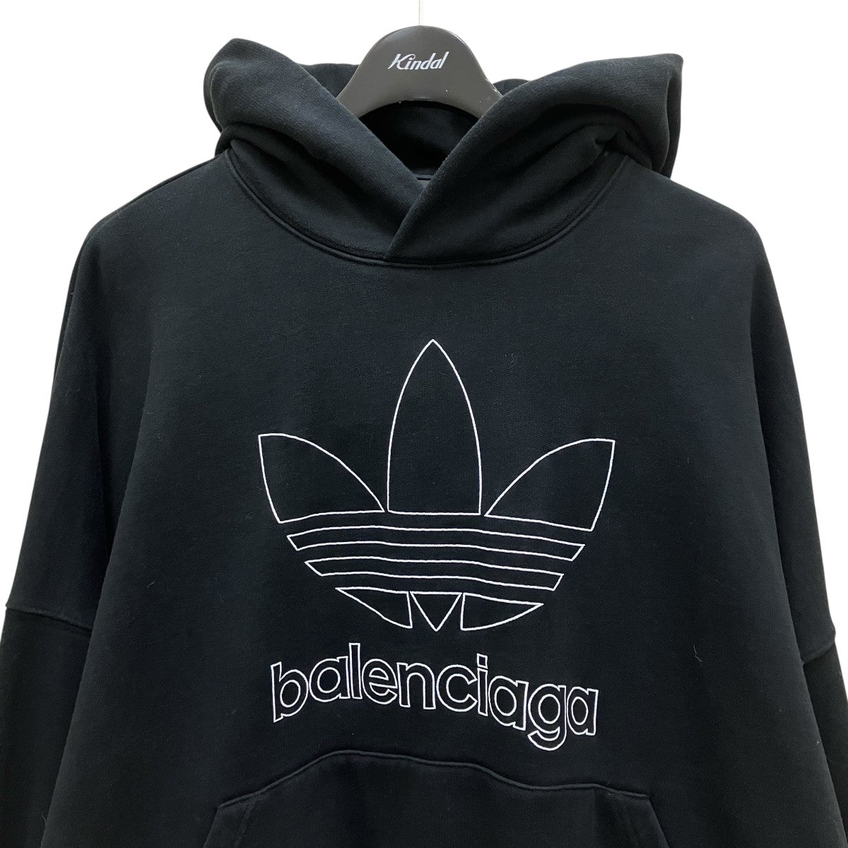 BALENCIAGA×adidas プルオーバーパーカー712396 712396 ブラック