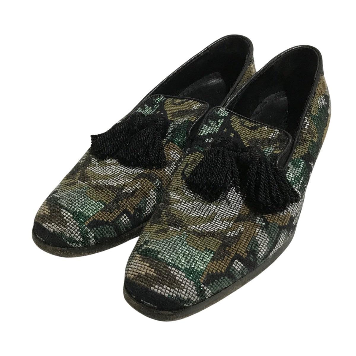 JIMMY CHOO(ジミーチュウ) シグネチャー 総柄 タッセル