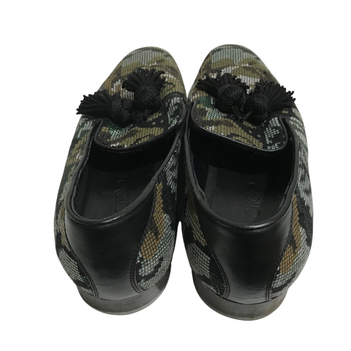 JIMMY CHOO(ジミーチュウ) シグネチャー 総柄 タッセル