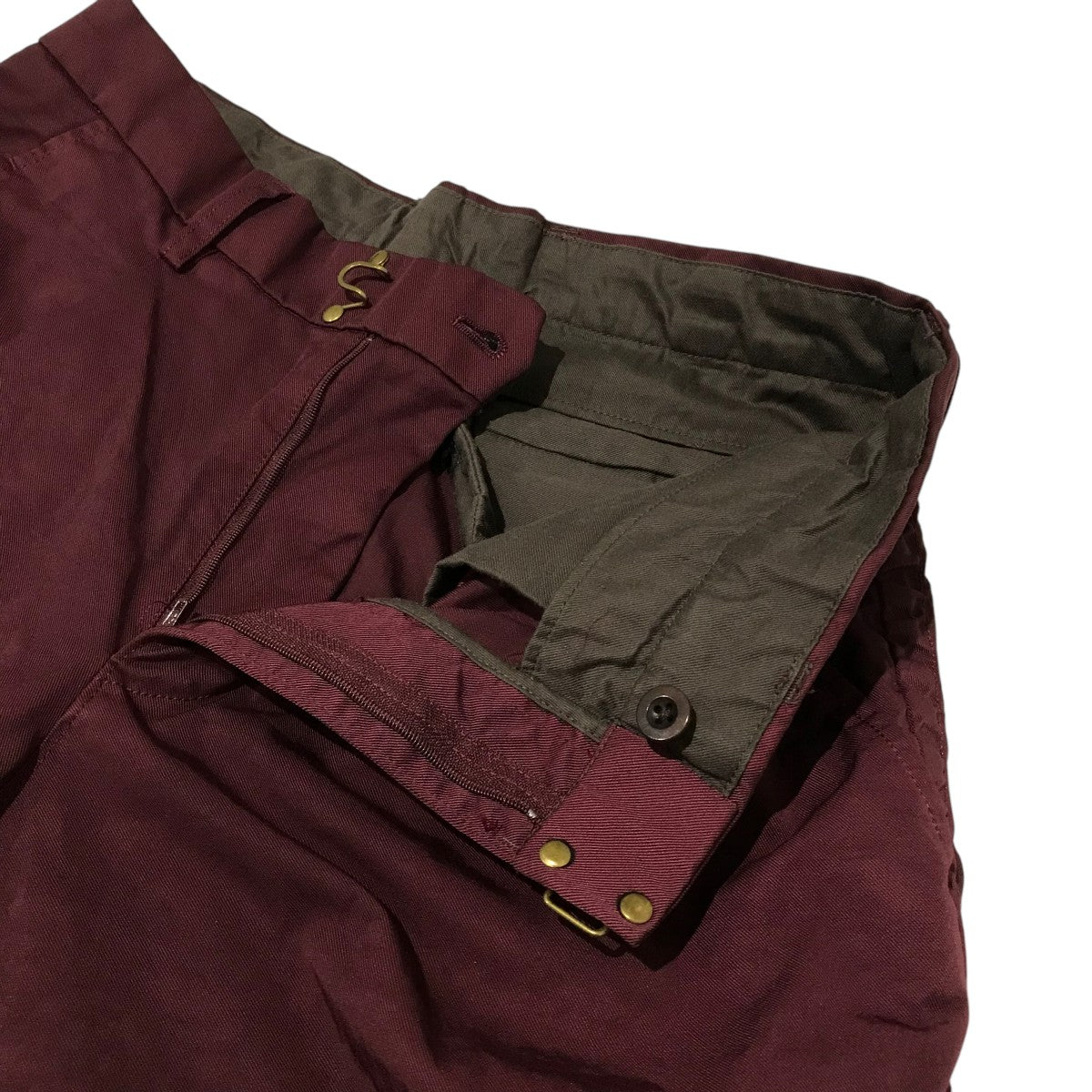 KOLOR(カラー) ナイロンパンツ21SCM-P05104 21SCM-P05104 ボルドー