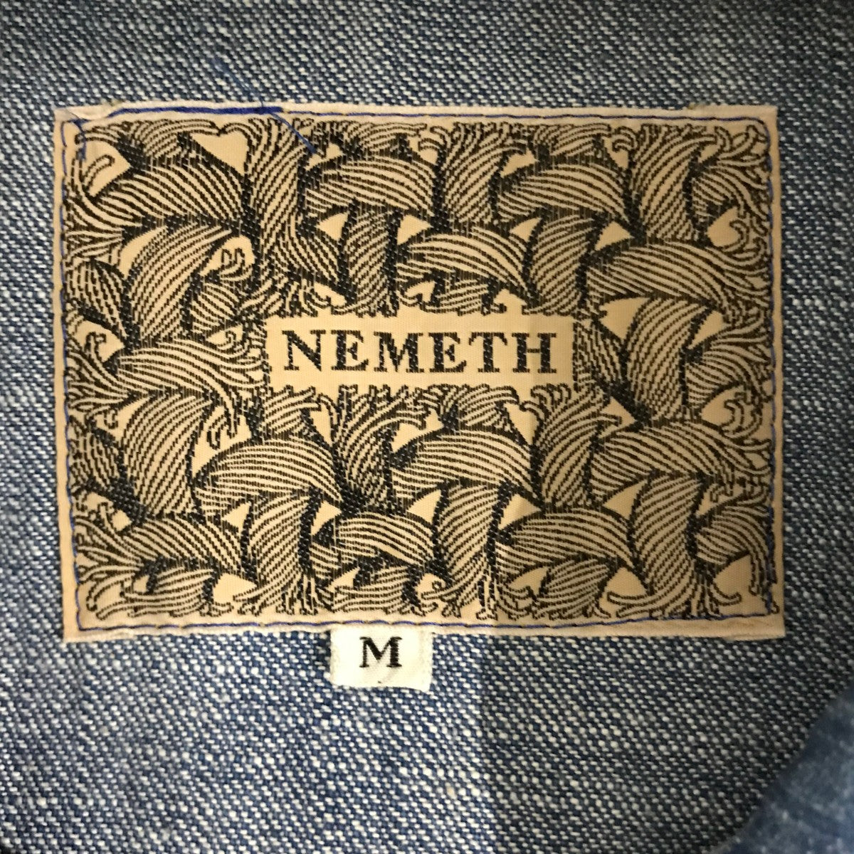 Nemeth(ネメス) デニムロングシャツ インディゴ サイズ M