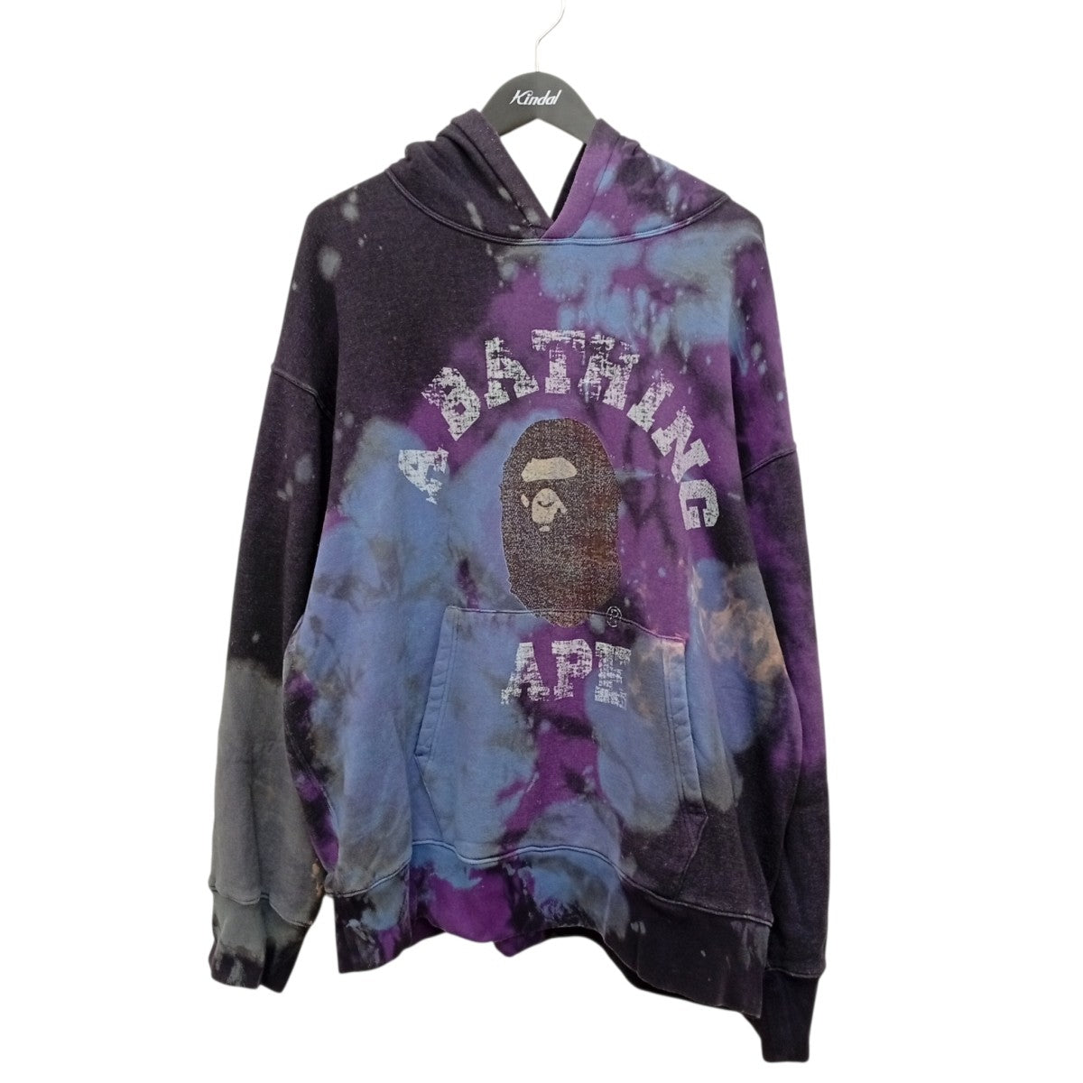 A BATHING APE TIE DYE RELAXED FIT PULLOVER HOODIEパーカー001PPK801003M 古着・中古-1枚目のアイテム画像