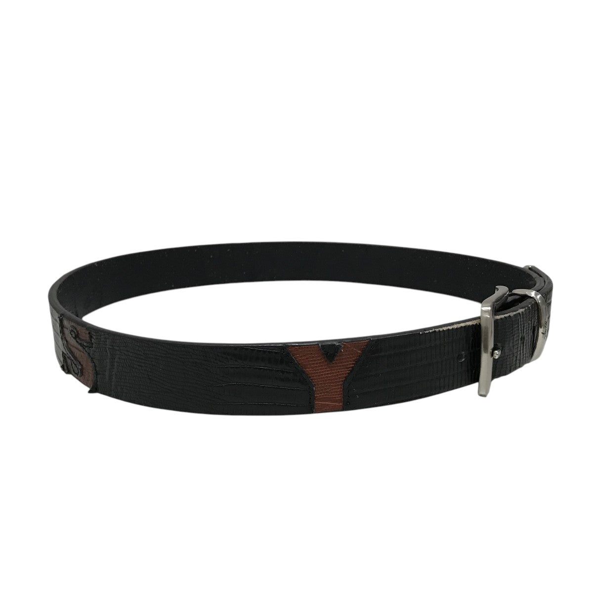 Stussy スワール型バックル 黒レザー ベルト 収納袋付き STUSSY ステューシー レザーベルト 黒 - メルカリ