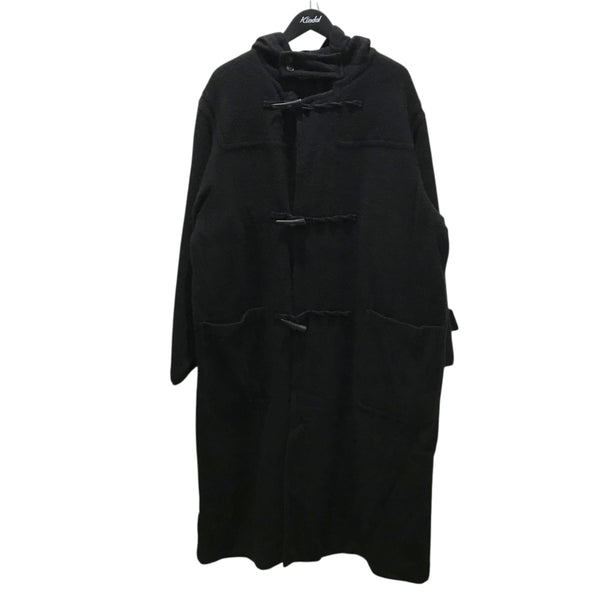 コモリ COMOLI 24AW カシミヤ ダッフル コート　2 黒 ブラック COMOLI(コモリ) 24AWカシミヤダッフルコートA03-04008 A03-04008
