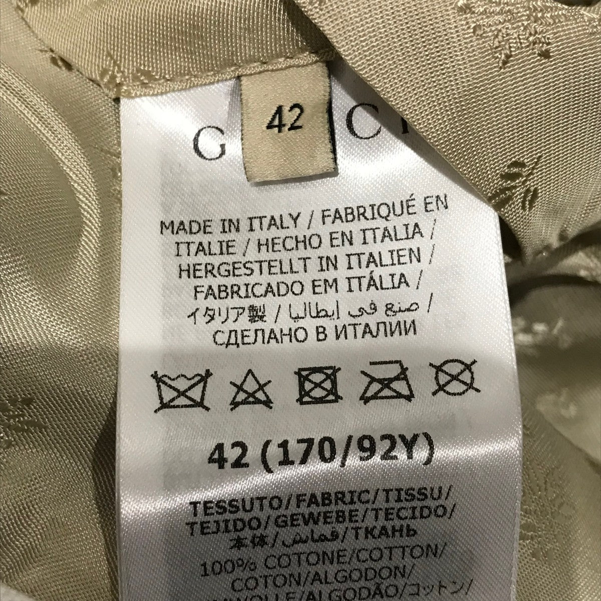 GUCCI バイカラーケープ728315 古着・中古-9枚目のアイテム画像