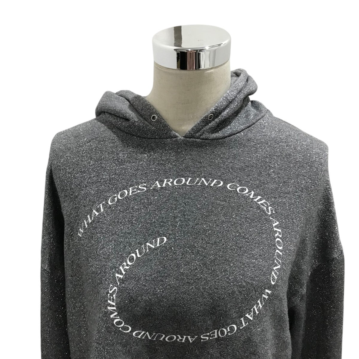 【LAME Sweat Hoodie】プルオーバーパーカー23-1-1-2003