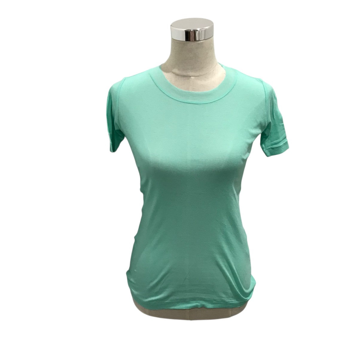 AURALEE(オーラリー) 【SUPER HIGH GAUGE SHEER RIB TEE】ネック