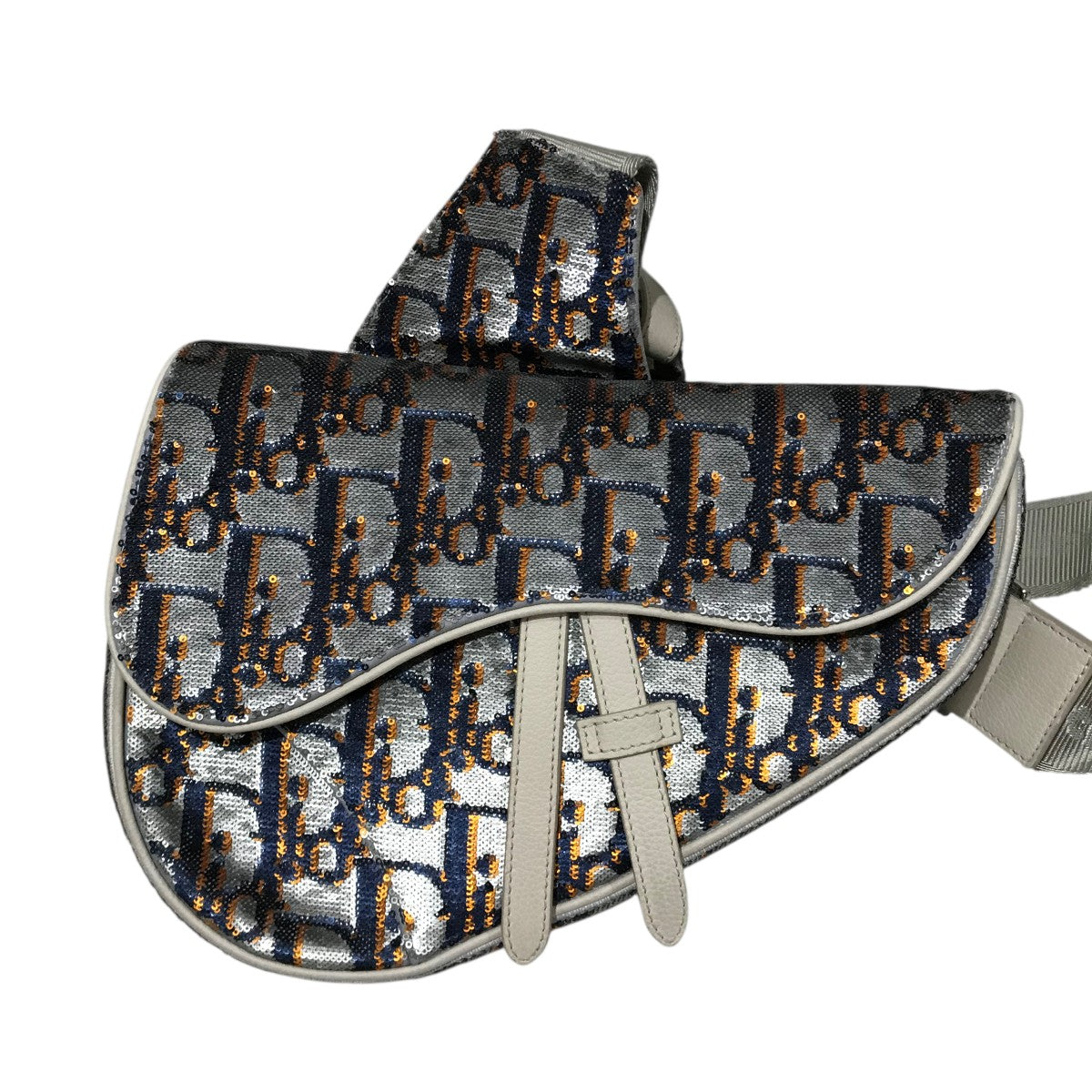 スパンコールサドルバッグ