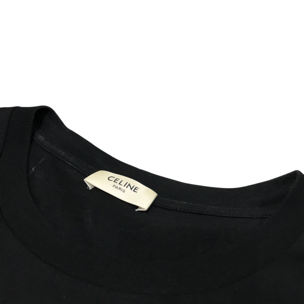 CELINE ブラック Tシャツ サイズS CELINE ルーズ Tシャツ / コットンジャージー - ブラック