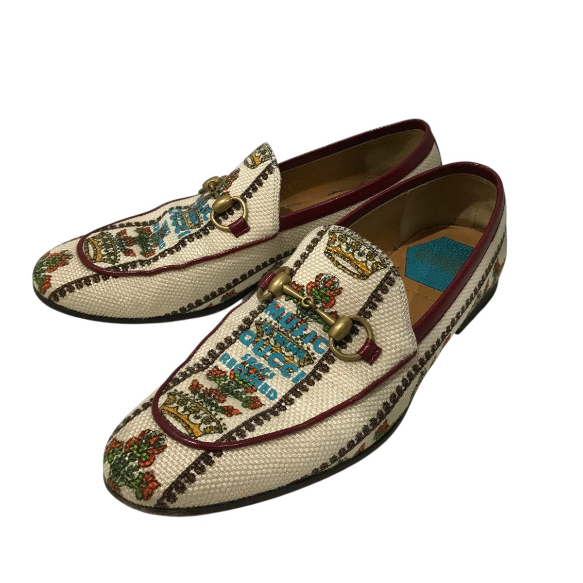 GUCCI グッチ ホースビットローファーBEE刺繍サイズ 7 1/2新品未使用 GUCCI(グッチ) ホースビット BEE 刺繍 ローファー577236 577236