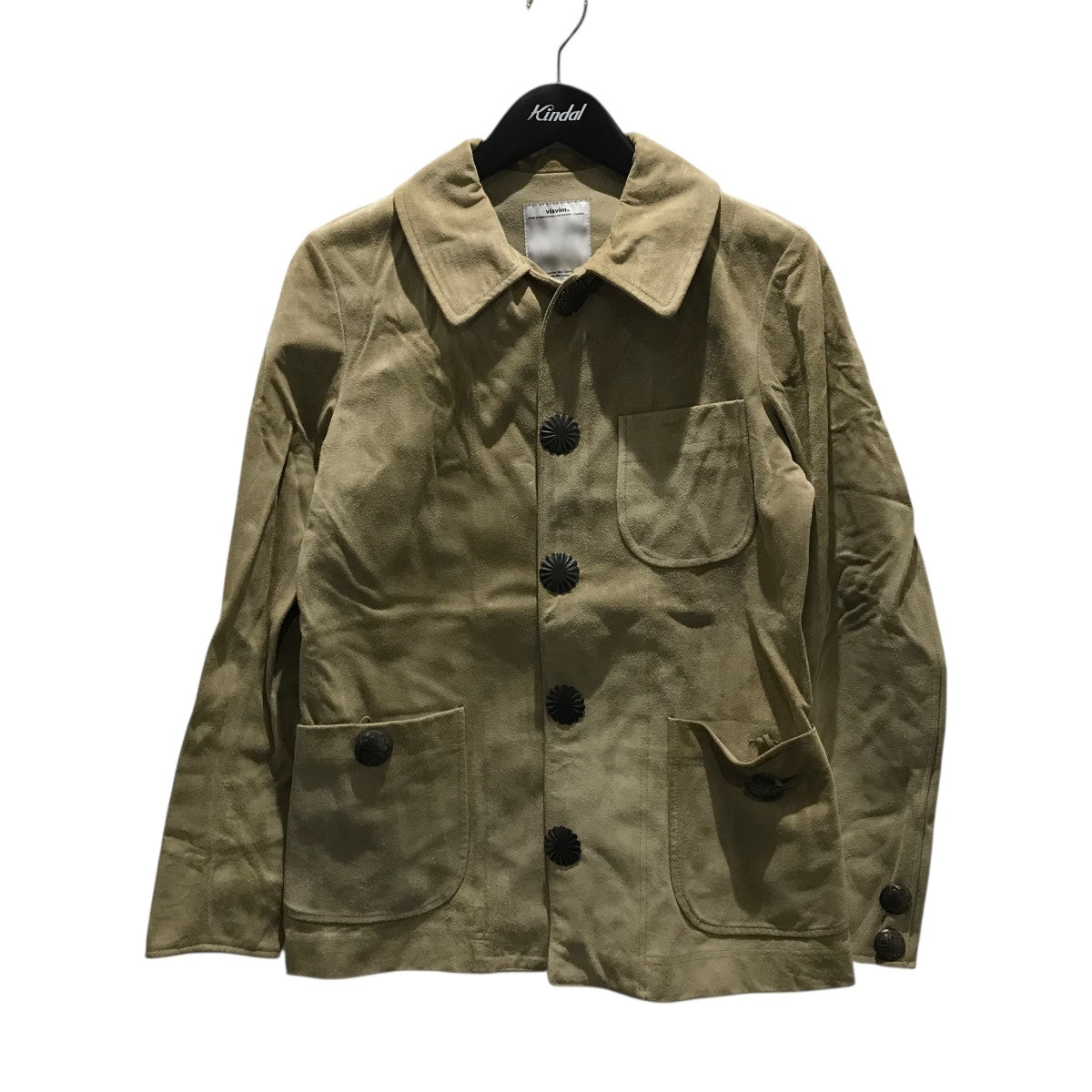 VISVIM 【NOVALIS BLOUSON IT】コンチョボタンレザージャケット0112105014014 古着・中古-1枚目のアイテム画像