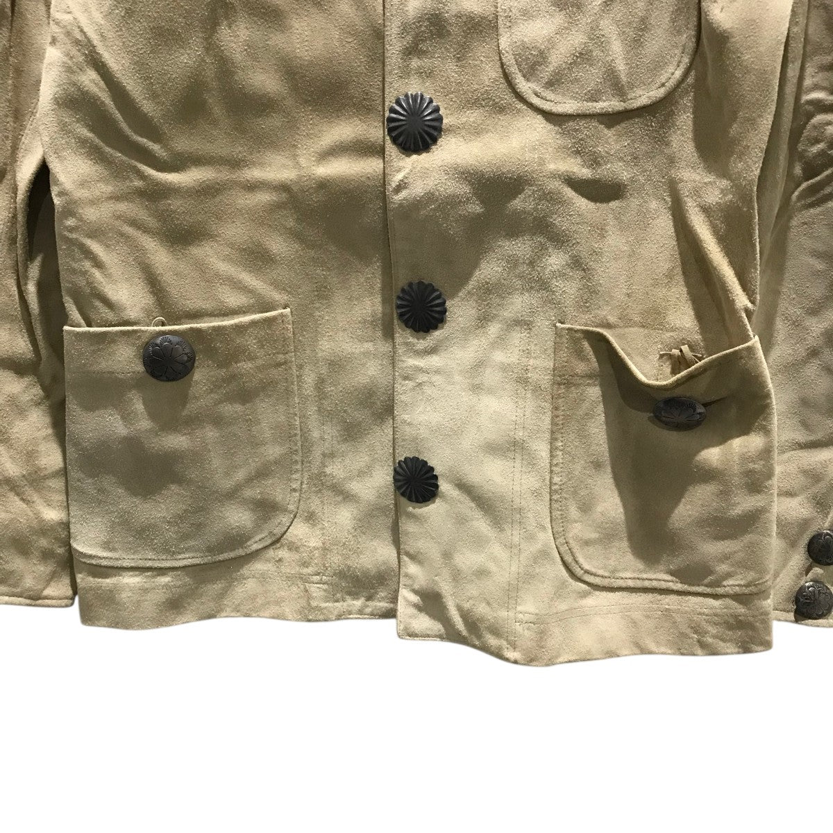 VISVIM 【NOVALIS BLOUSON IT】コンチョボタンレザージャケット0112105014014 古着・中古-4枚目のアイテム画像