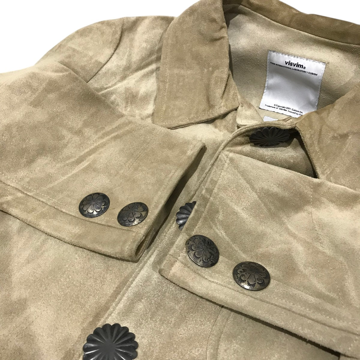 VISVIM 【NOVALIS BLOUSON IT】コンチョボタンレザージャケット0112105014014 古着・中古-5枚目のアイテム画像