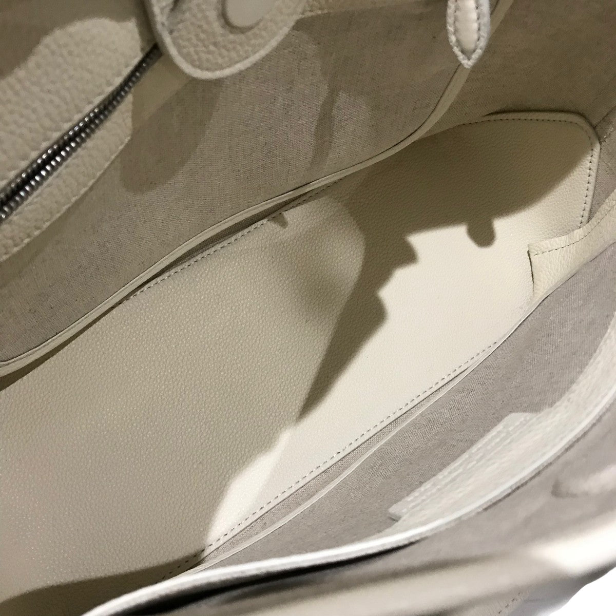Berluti 【トゥジュールXS トワルマルブフ】トートバッグ アイボリー