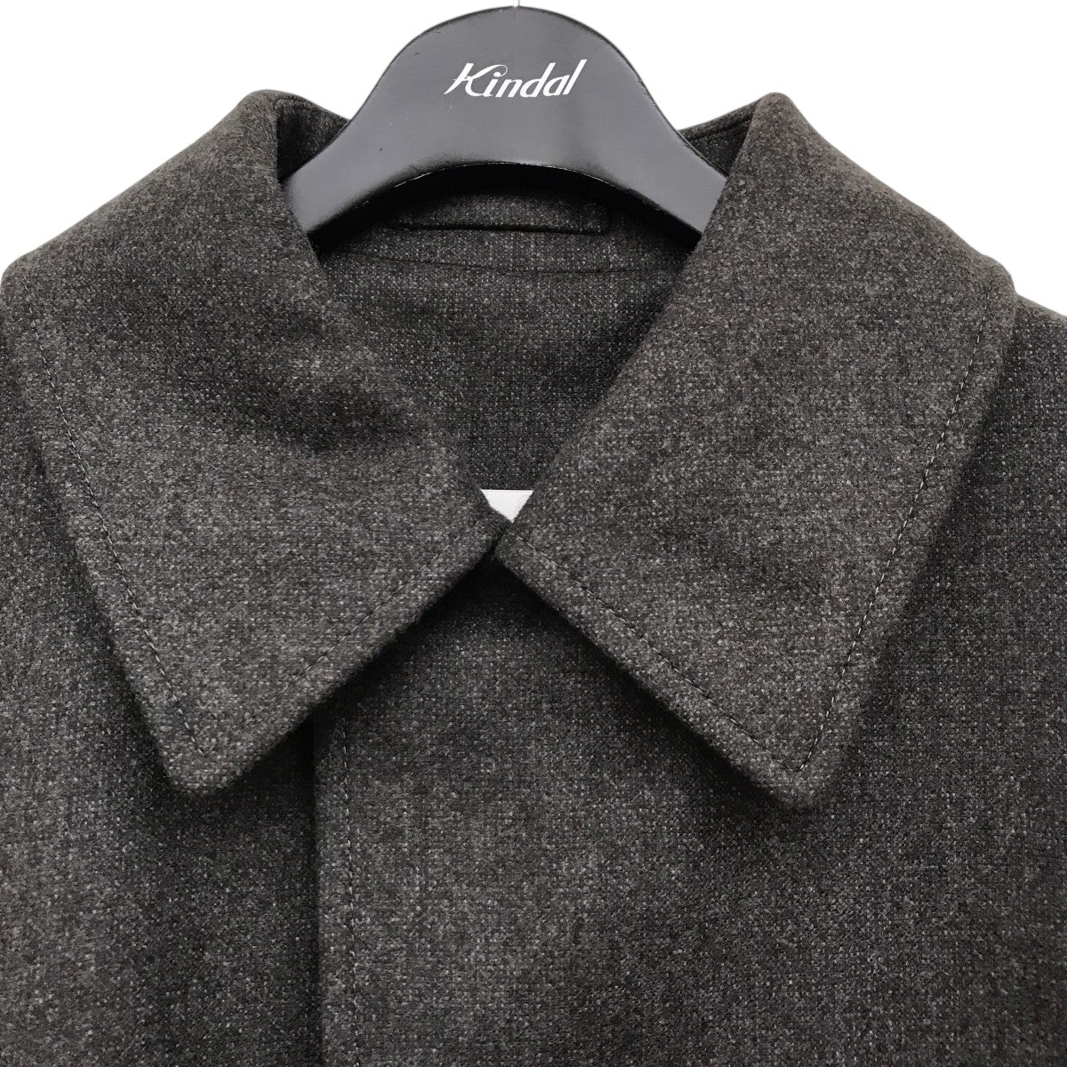 THE RERACS バルカラーコート(グレー) THE BAL COLLAR COAT [GRAY BROWN] - WUNDER 大阪 セレクトショップ