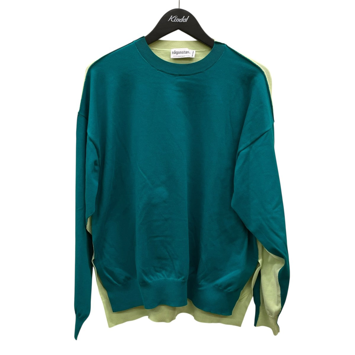 大人気 23aw ナゴンスタンス nagonstans バイカラーパフベスト nagonstans(ナゴンスタンス)｜バイカラーKnit Tシャツ