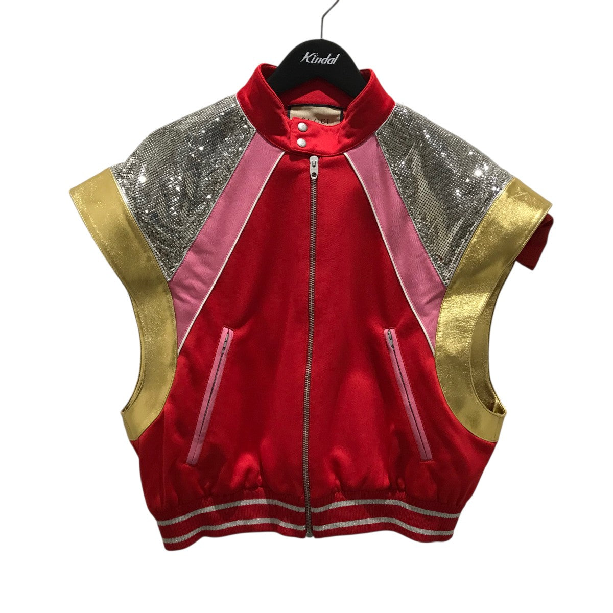 GUCCI スパンコールジップジャケット737404 古着・中古-1枚目のアイテム画像