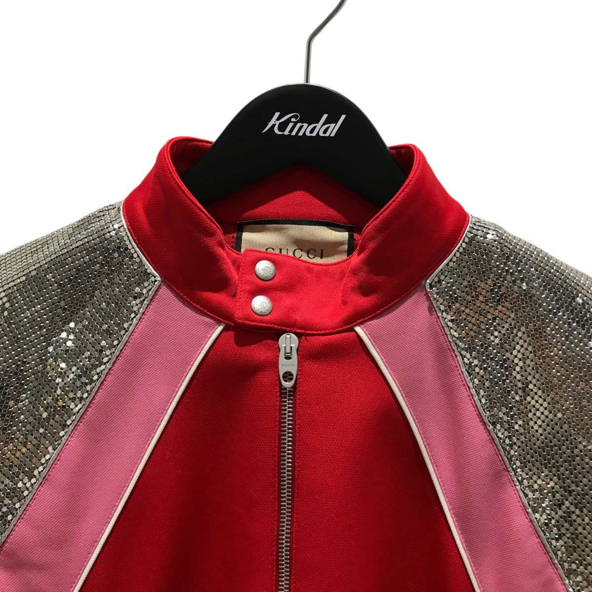 GUCCI スパンコールジップジャケット737404 古着・中古-3枚目のアイテム画像