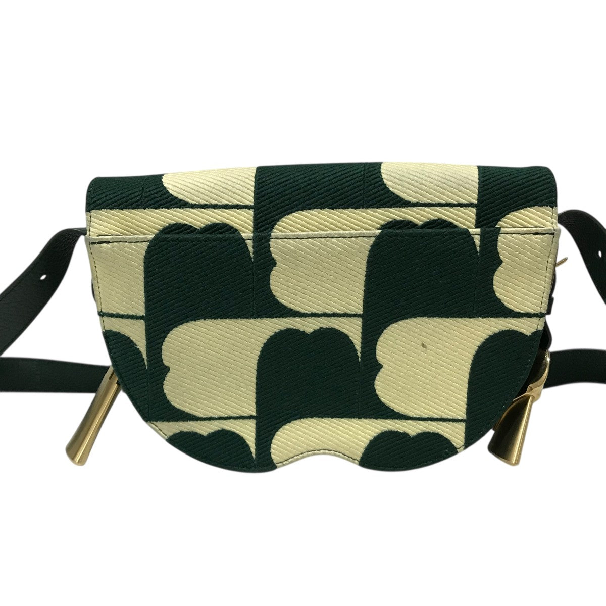 BURBERRY 【Chess Satchel Cotton Crossbody Bag】クロスボディバッグ8082082 古着・中古-2枚目のアイテム画像