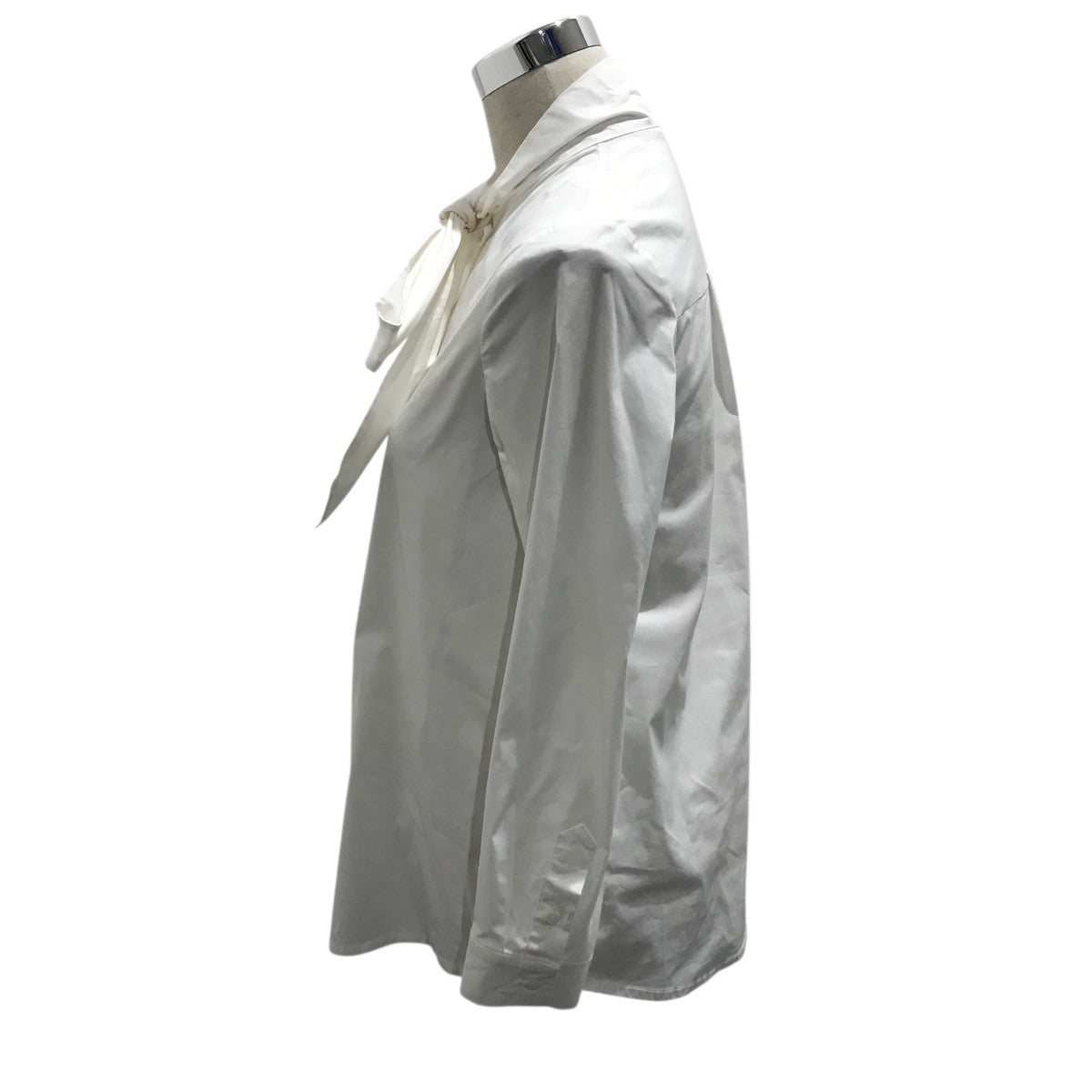 ユノイア eunoia 【tie neck shirt】 ボウタイブラウス ホワイト eunoia(ユノイア) 【tie neck shirt】ボウタイブラウス ホワイト