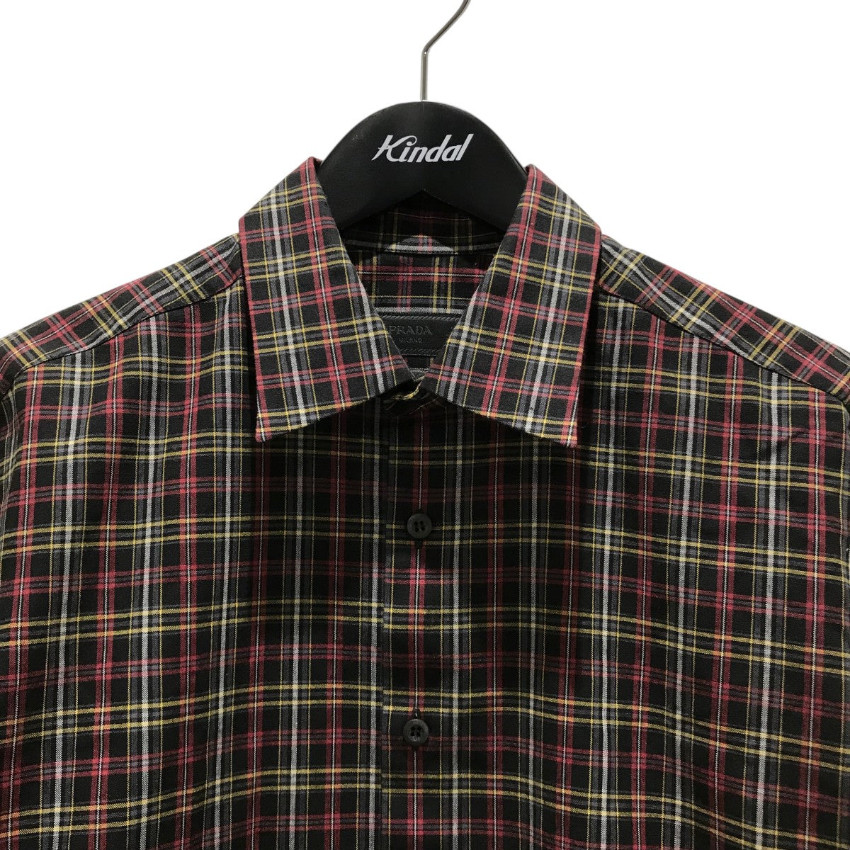 PRADA 【special edition】チェックシャツUCN483 古着・中古-3枚目のアイテム画像