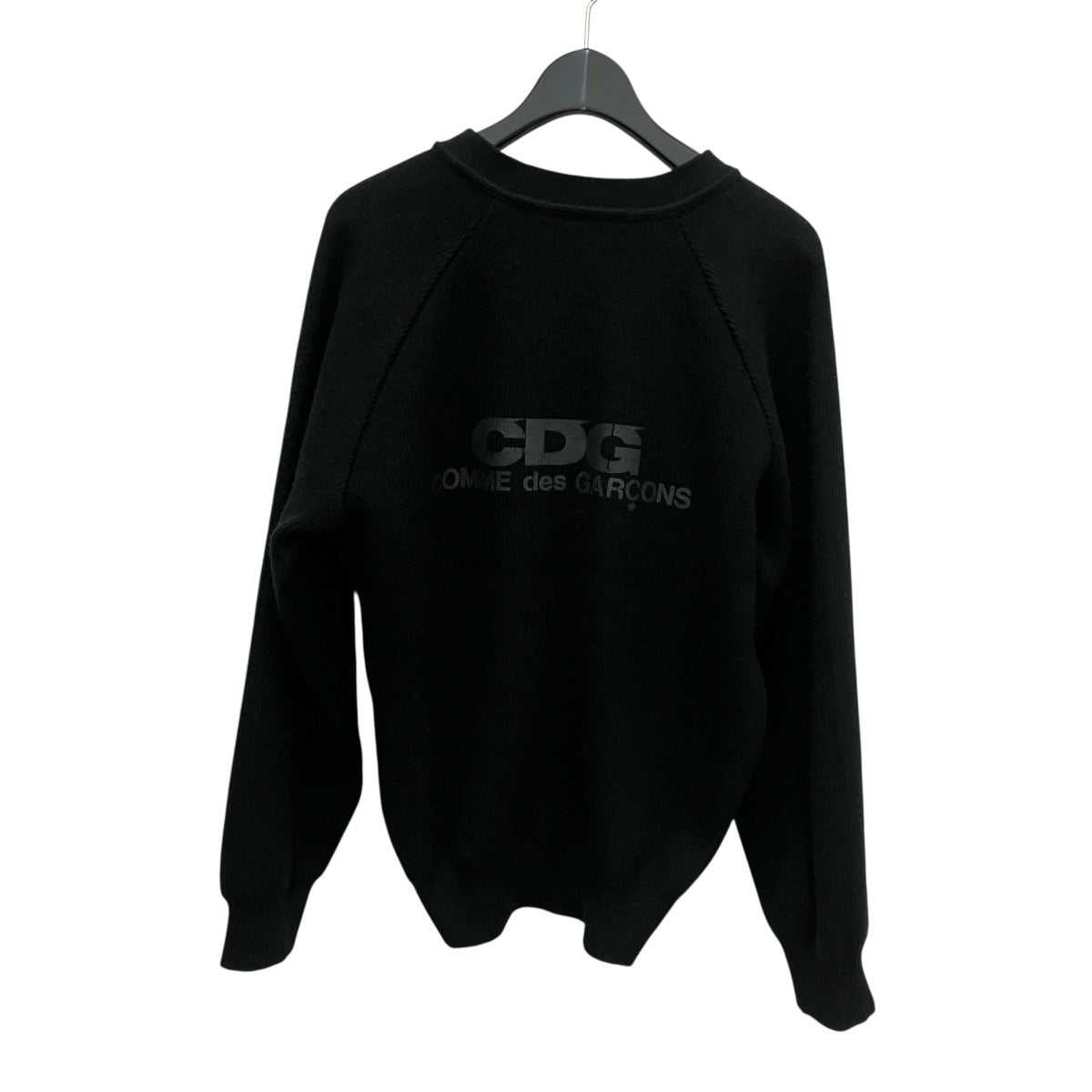 CDG(シーディージー) バックロゴカーディガンSZ-N010 SZ-N010 ブラック