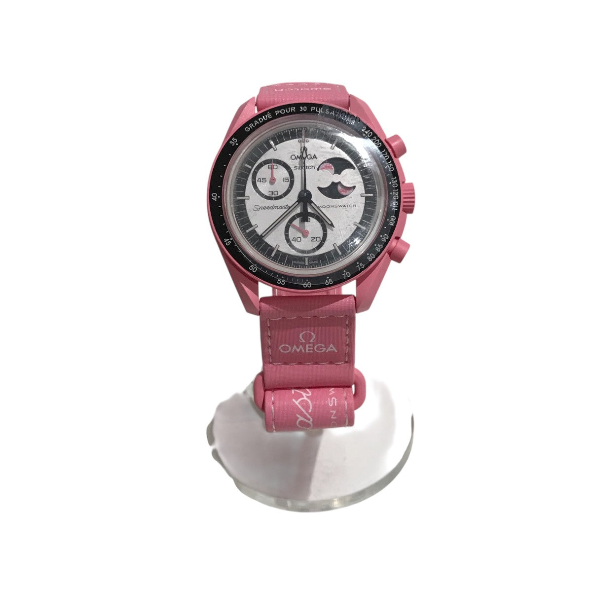 OMEGA×SWATCH 【Moonswatch Mission to the Pink】腕時計 ピンク