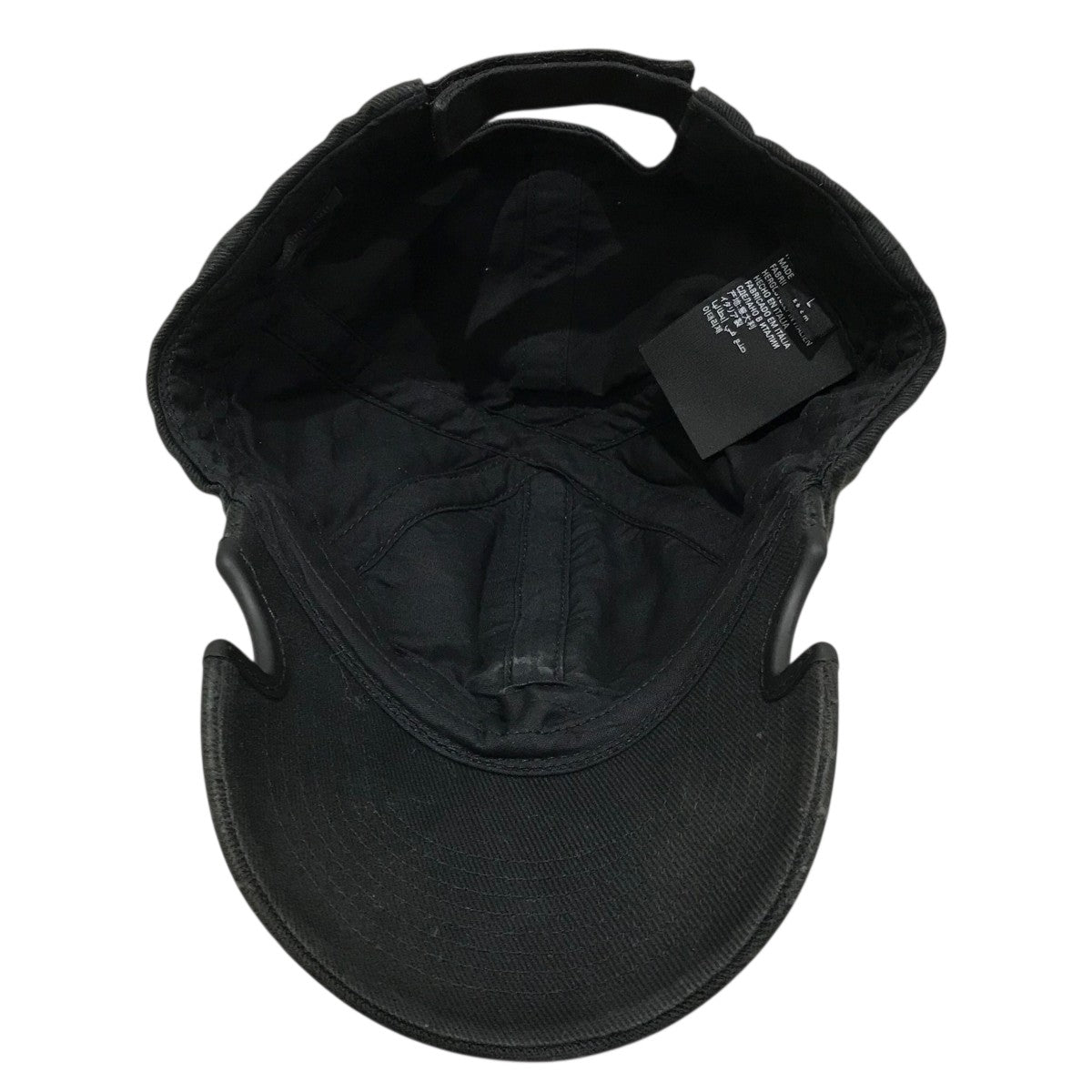 BALENCIAGA 黒 キャップ 美品 ✨美品✨BALENCIAGA キャップ L58 新ロゴ マジックテープ 黒