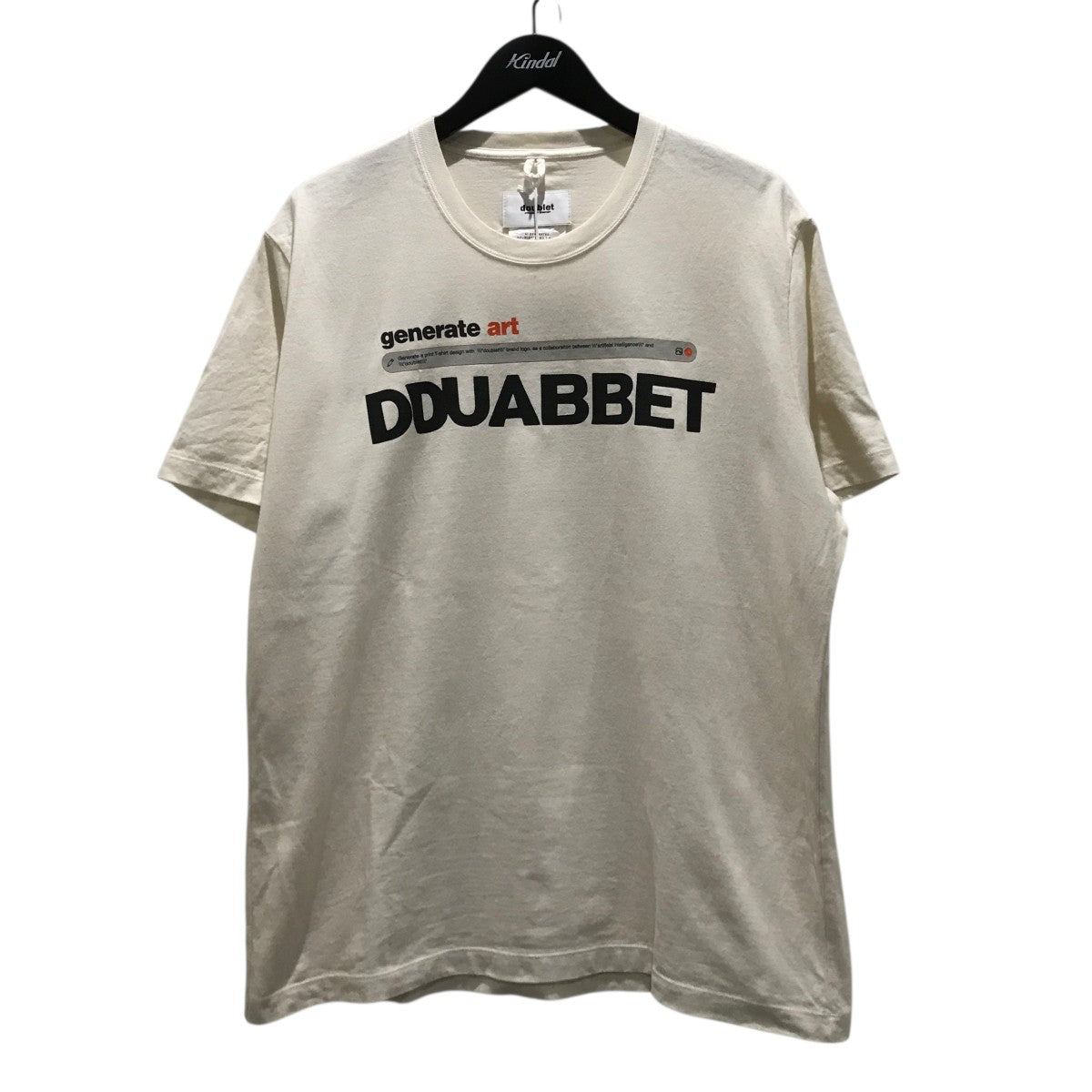 doublet(ダブレット) AI GENERATED LOGO T SHIRTロゴTシャツ