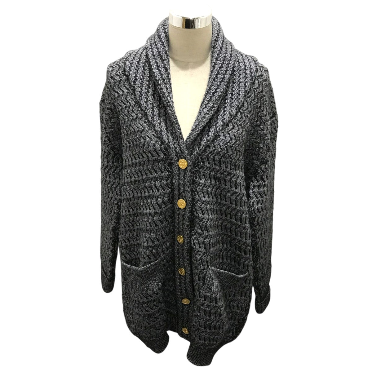 LOUIS VUITTON(ルイヴィトン) ショールカラーカーディガンRW192W QQX