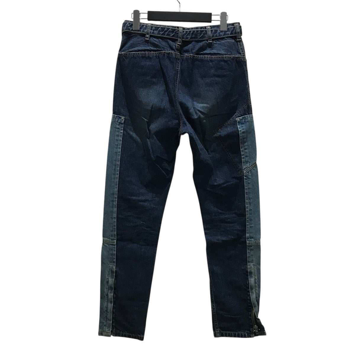 Sacai サカイ デニム ハーフパンツ フリンジ裾ブルー451 サイズS相当 10829-250107-0194_1.jpg