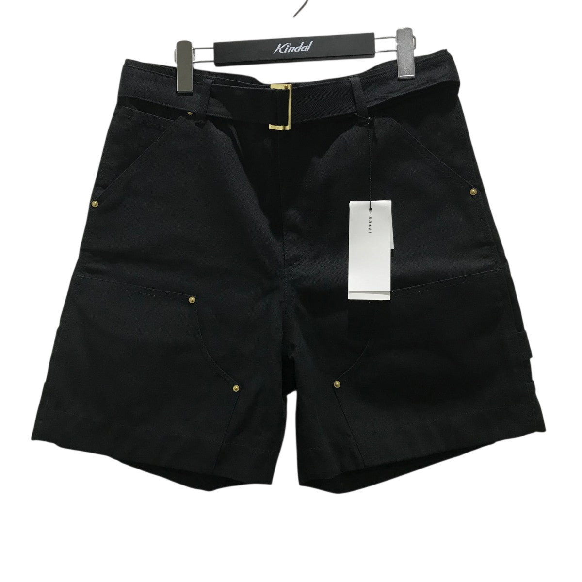 【Sacai】タフェッタ バミューダ ショーツ（ブラック） Sacai サルエルショーツ | ブラック | FARFETCH JP