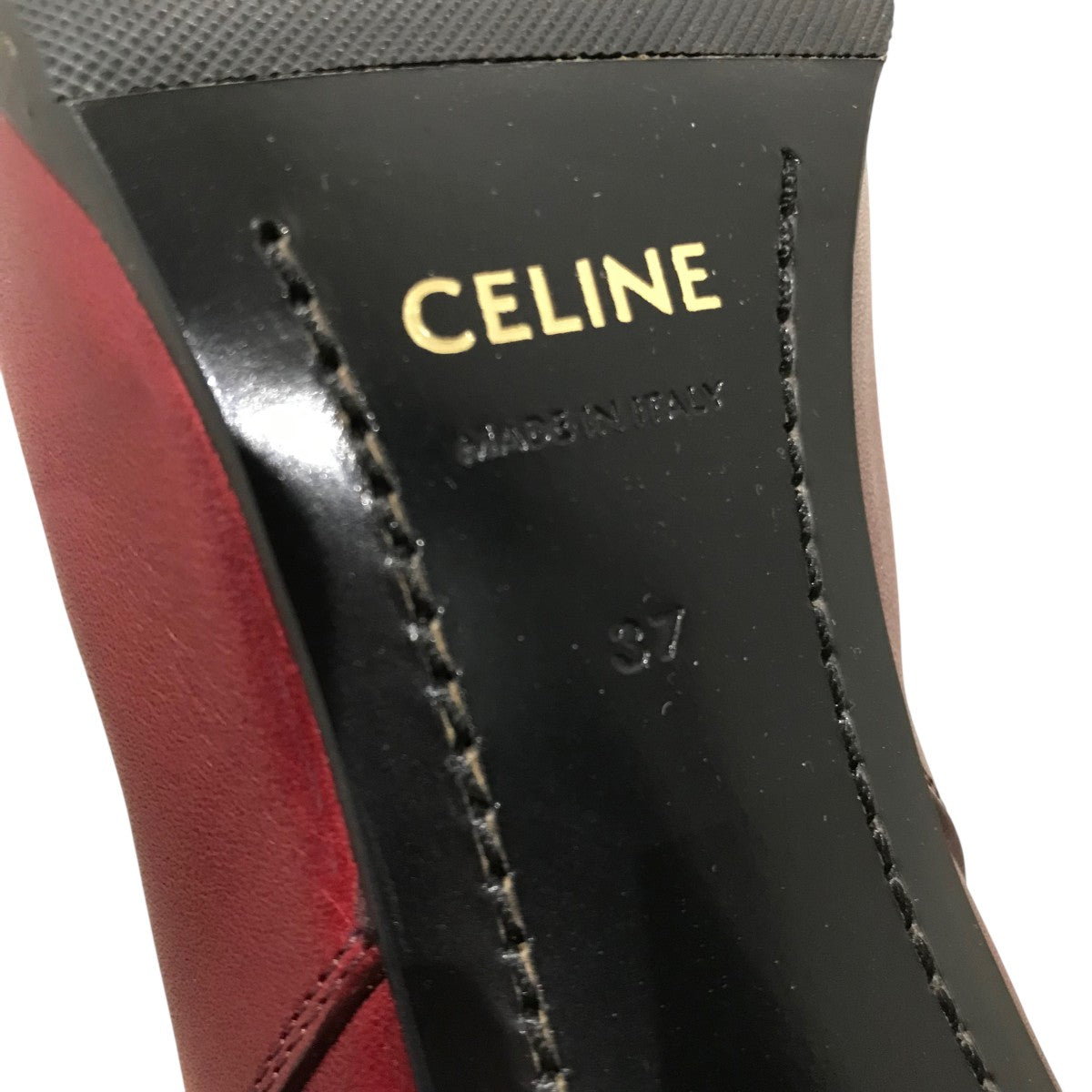 CELINE(セリーヌ) ロングブーツ ワインレッド サイズ 37｜【公式