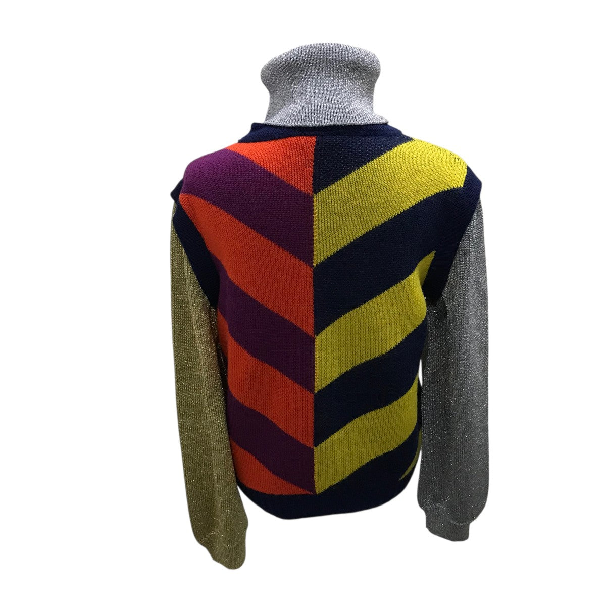 GUCCI ウール GGロゴジャガードド ッキングデザイン タートルネックニット724770 古着・中古-2枚目のアイテム画像