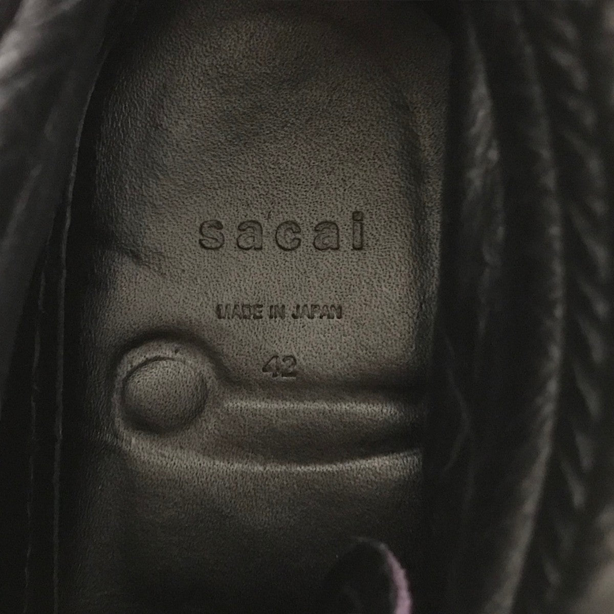 sacai(サカイ) スケーターハイトップシューズ パープル サイズ