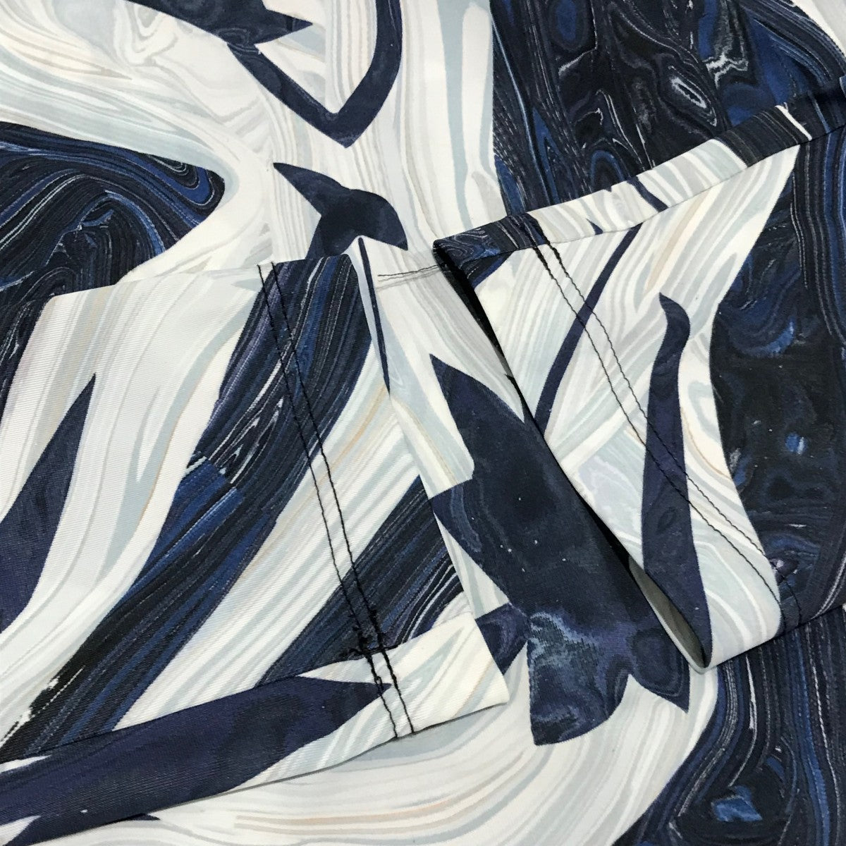 mame kurogouchi(マメクロゴウチ) 24SSMarble Print Jersey High