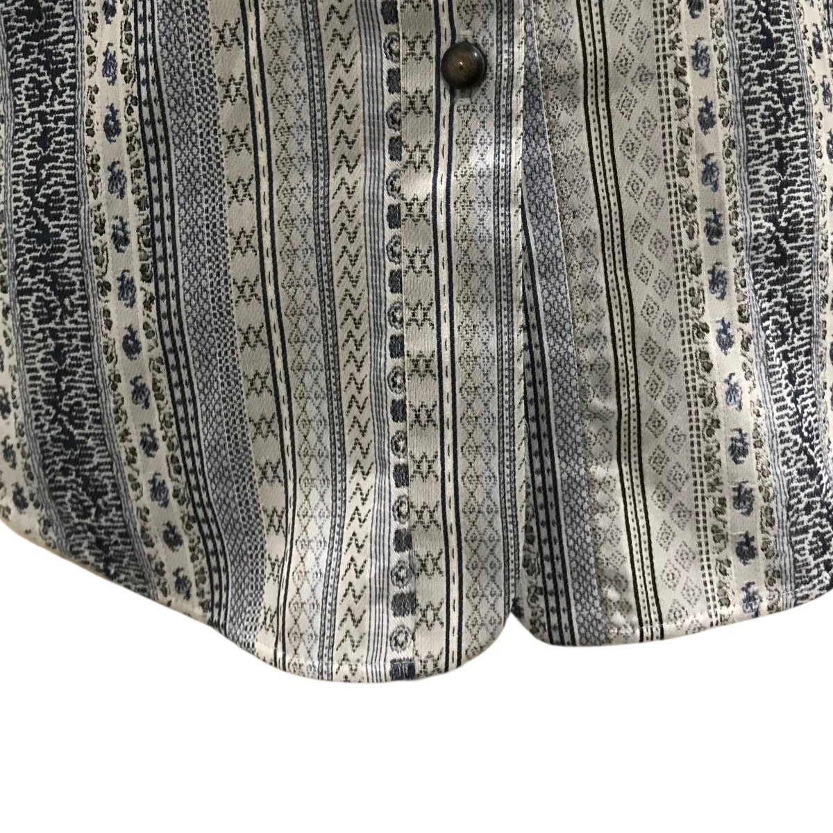 mame kurogouchi(マメクロゴウチ) 25SSStripe Jacquard Open