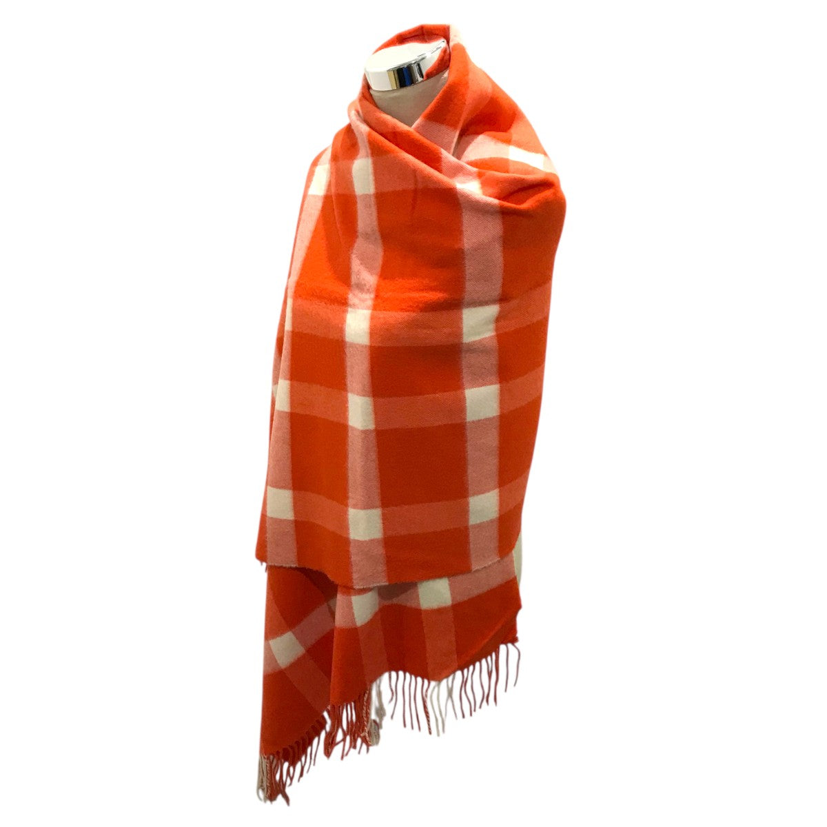 JOHNSTONS OF ELGIN×Ron Herman 大判ストール オレンジ｜【公式