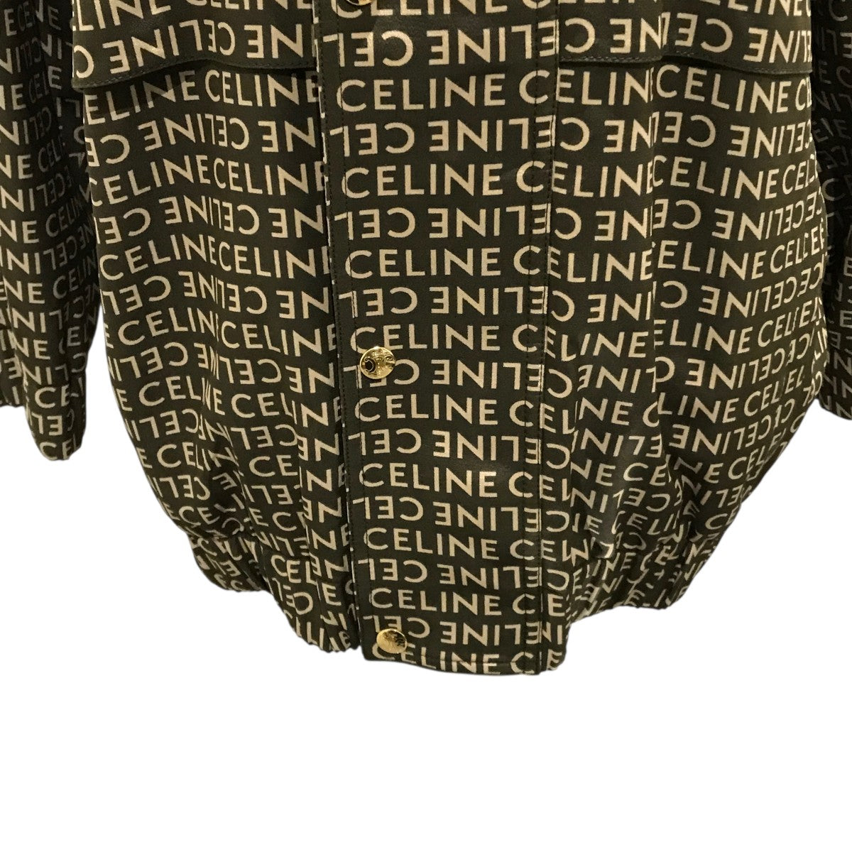 ほぼ新品　セリーヌ　CELINE　タオルケット　ブラウン　ロゴ ほぼ新品 セリーヌ CELINE タオルケット ブラウン ロゴ 楽天市場