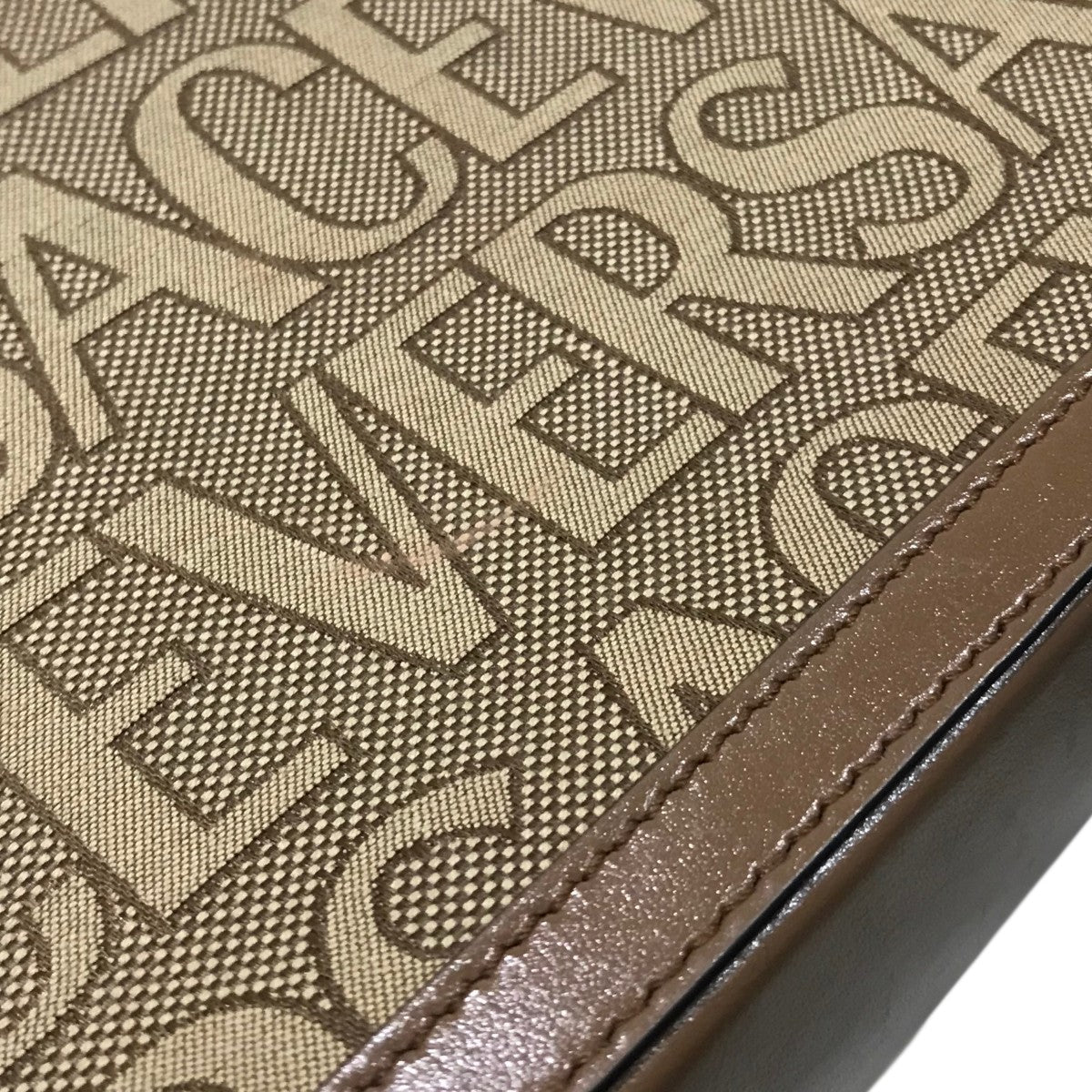 VERSACE ロゴレザー×キャンバスショルダーバッグ 古着・中古-8枚目のアイテム画像