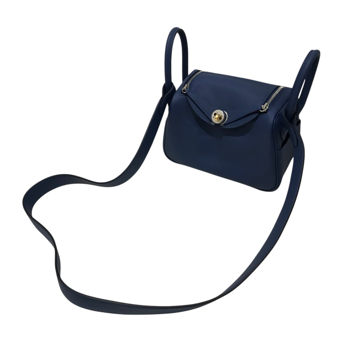 HERMES(エルメス) リンディミニ シルバー×ゴールドコンビ金具