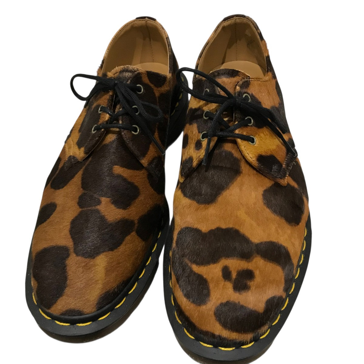Dr．Martens 【MICRO LEOPARD HAIR ON】ハラコレザーシューズ1461 古着・中古-2枚目のアイテム画像