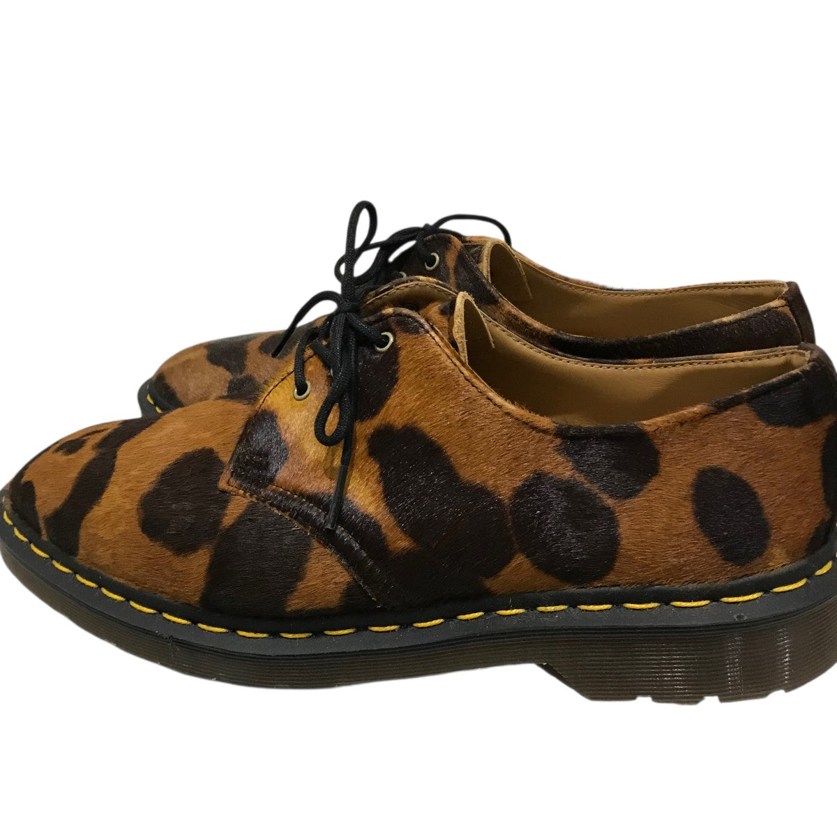 Dr．Martens 【MICRO LEOPARD HAIR ON】ハラコレザーシューズ1461 古着・中古-3枚目のアイテム画像