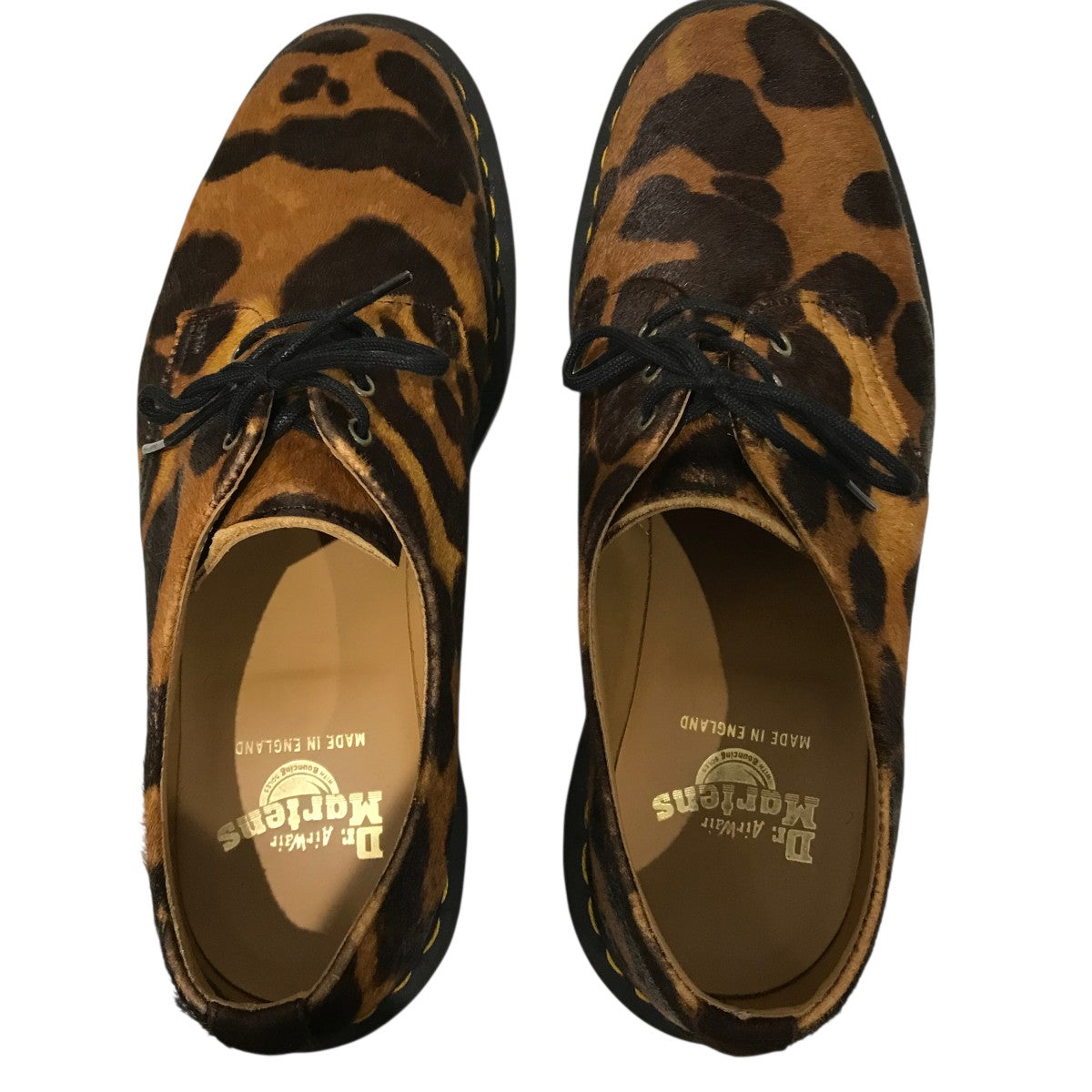 Dr．Martens 【MICRO LEOPARD HAIR ON】ハラコレザーシューズ1461 古着・中古-5枚目のアイテム画像