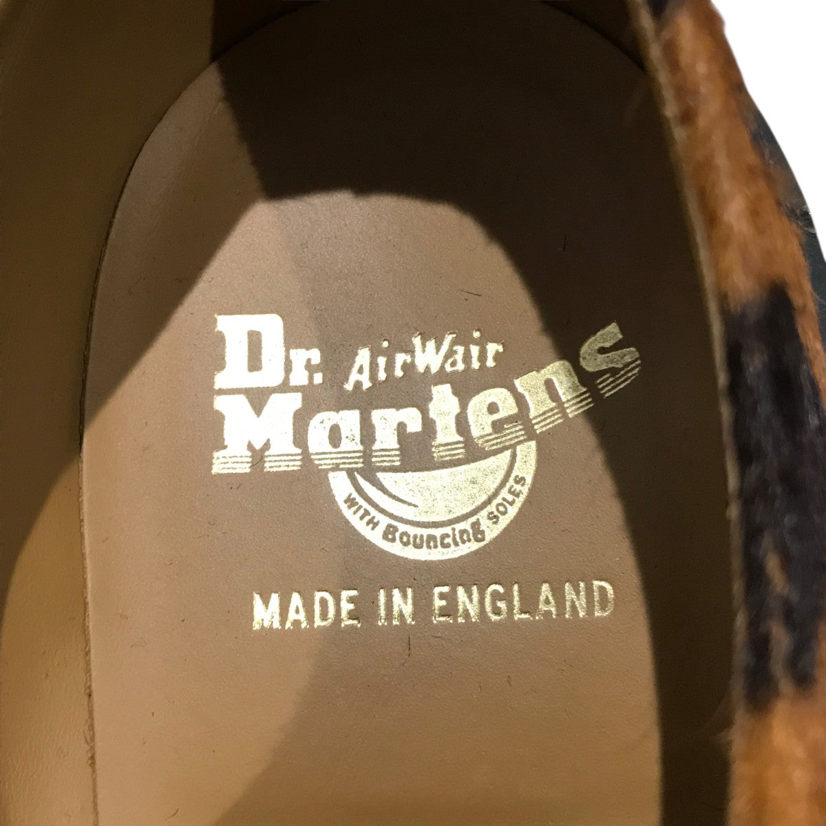 Dr．Martens 【MICRO LEOPARD HAIR ON】ハラコレザーシューズ1461 古着・中古-7枚目のアイテム画像