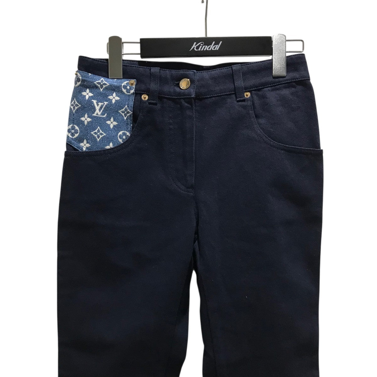 LOUIS VUITTON(ルイヴィトン) モノグラムポケットスキニーデニムパンツ