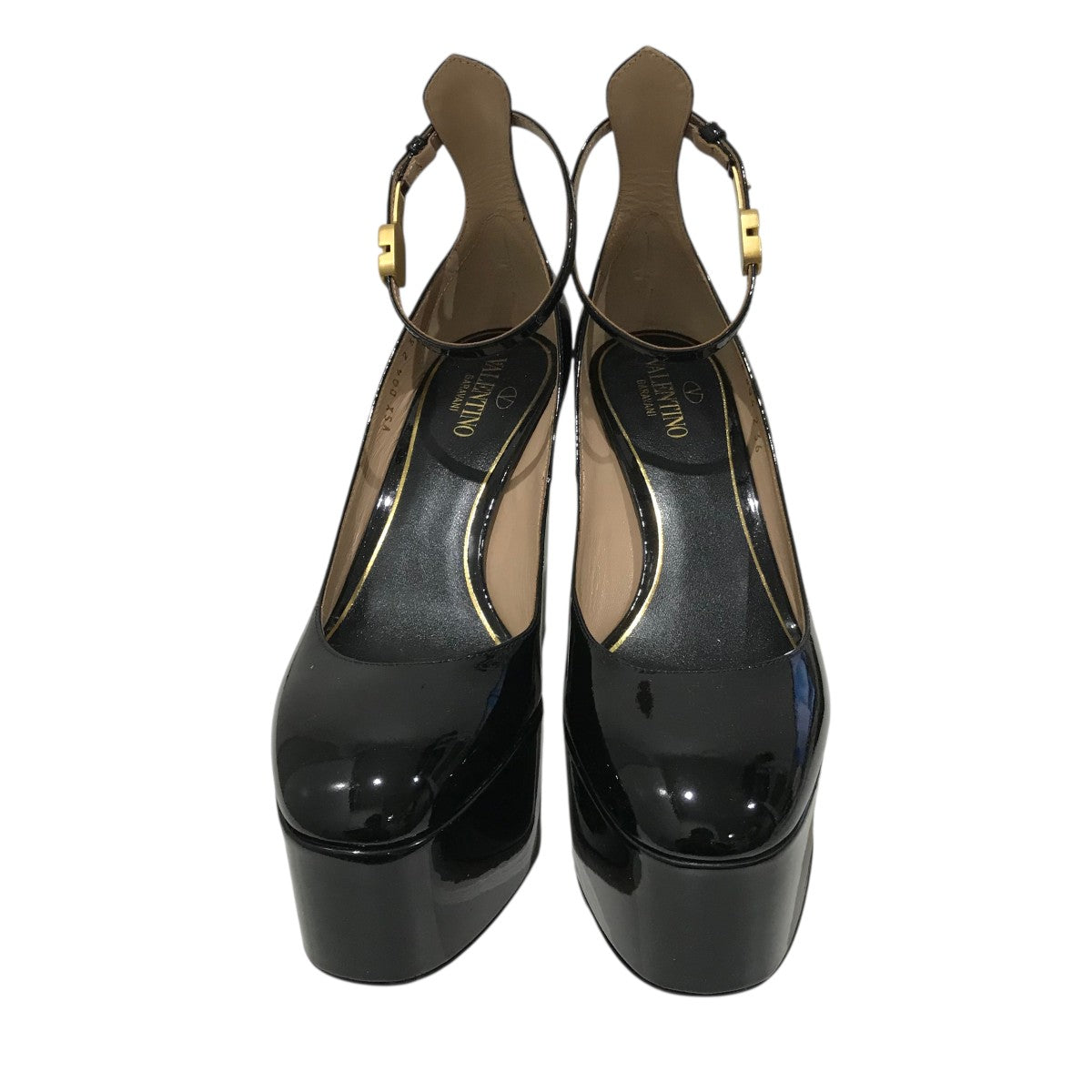 VALENTINO(ヴァレンチノ) V金具パテントヒールパンプスVSX004 VSX004